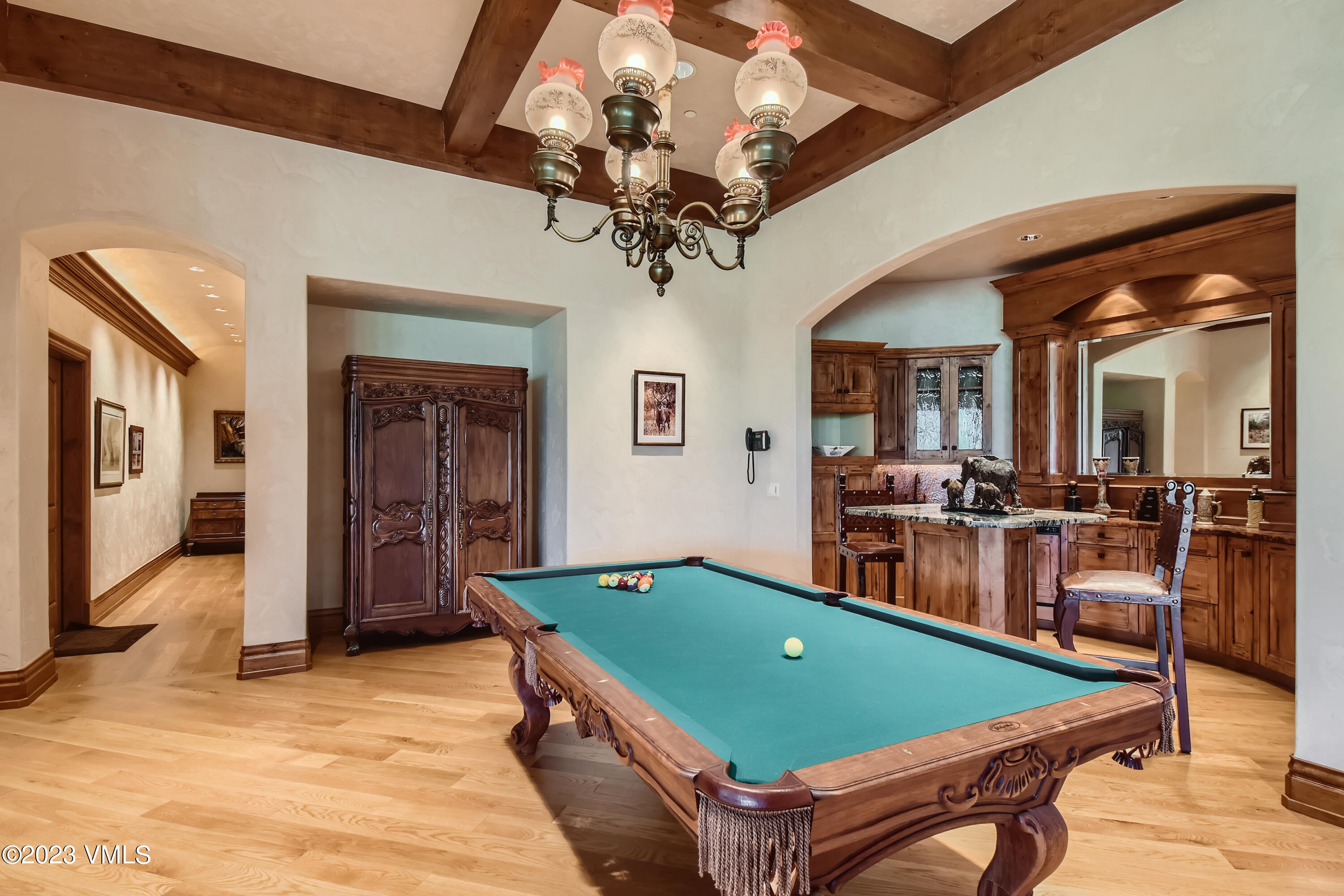 2419 Colorow Road Edwards, CO 81632 - Photo 26 of 49 30 Lower Level Pool Table and Bar