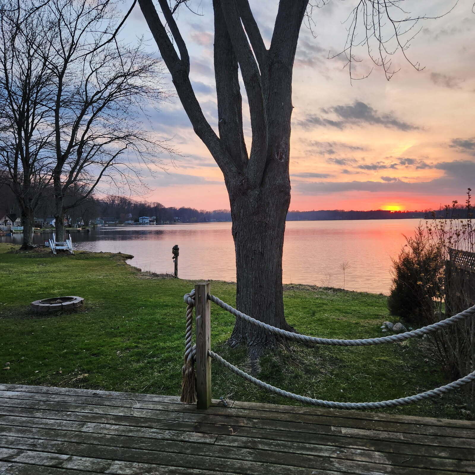 3053 East Baseline Road Gobles, MI 49055 - Photo 15 of 44 Baseline lake sunset