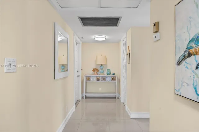 a view of a lake with a city