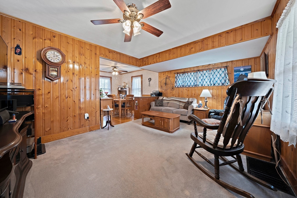 14 Vanness Road Weymouth, MA 02191 - Photo 16 of 27 a view of a livingroom with furniture and a ceiling fan
