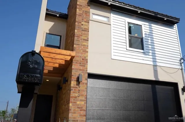 a view of a door of the house