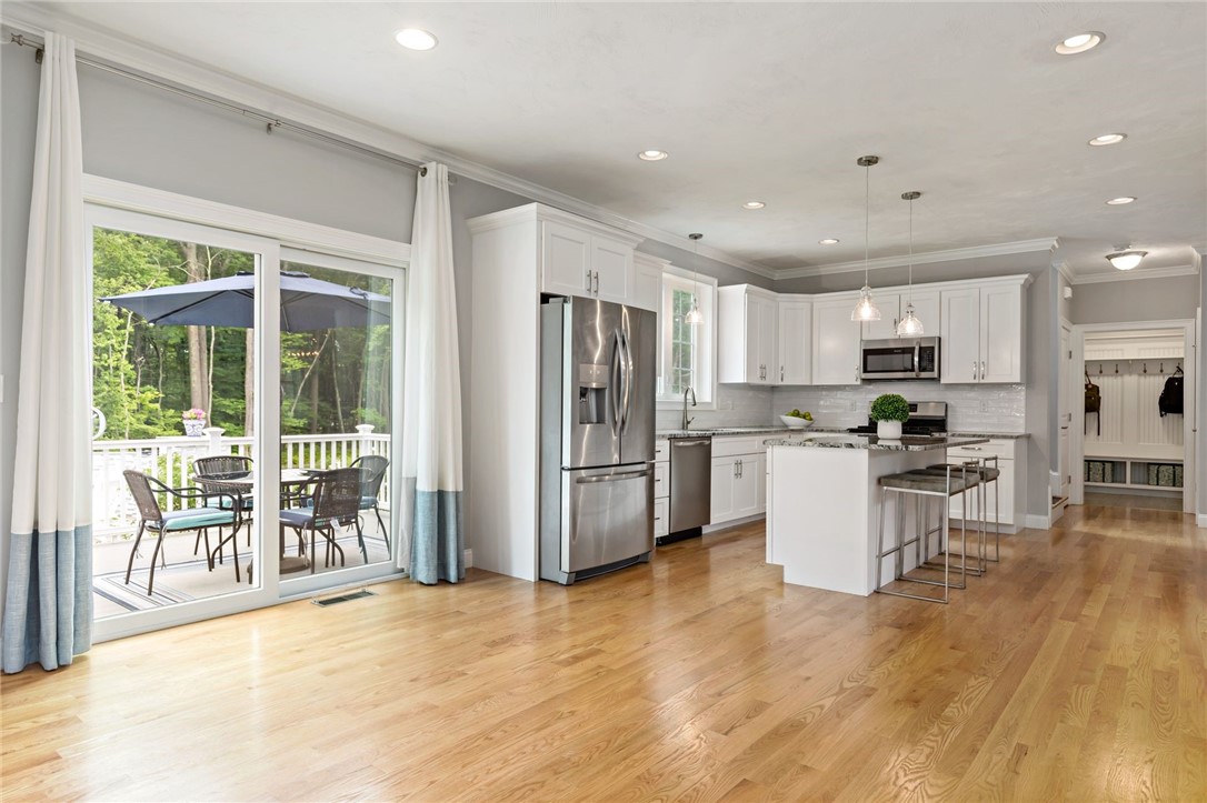 44 Lantern Road Lincoln, RI 02865 - Photo 13 of 50 View from living room through dining area and into kitchen.