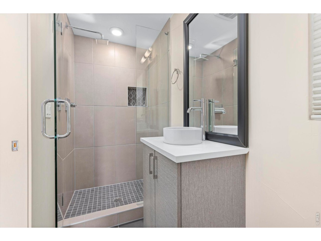 1318 Perry Street Denver, CO 80204 - Photo 29 of 50 Upper level 3/4 bathroom with designer finishes