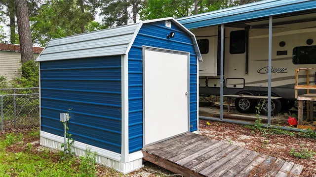 a view of house with shower