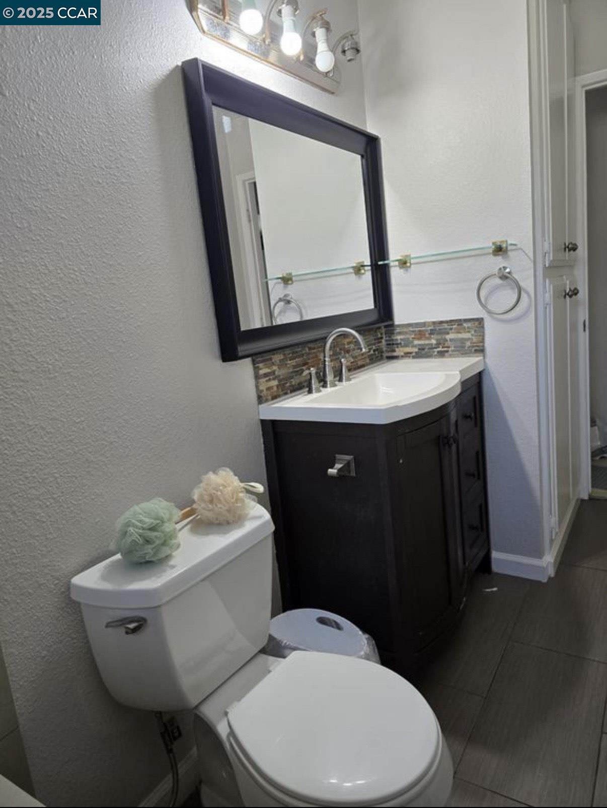 4340 Balfour Road Brentwood, CA 94513 - Photo 14 of 21 a bathroom with a toilet a sink and mirror