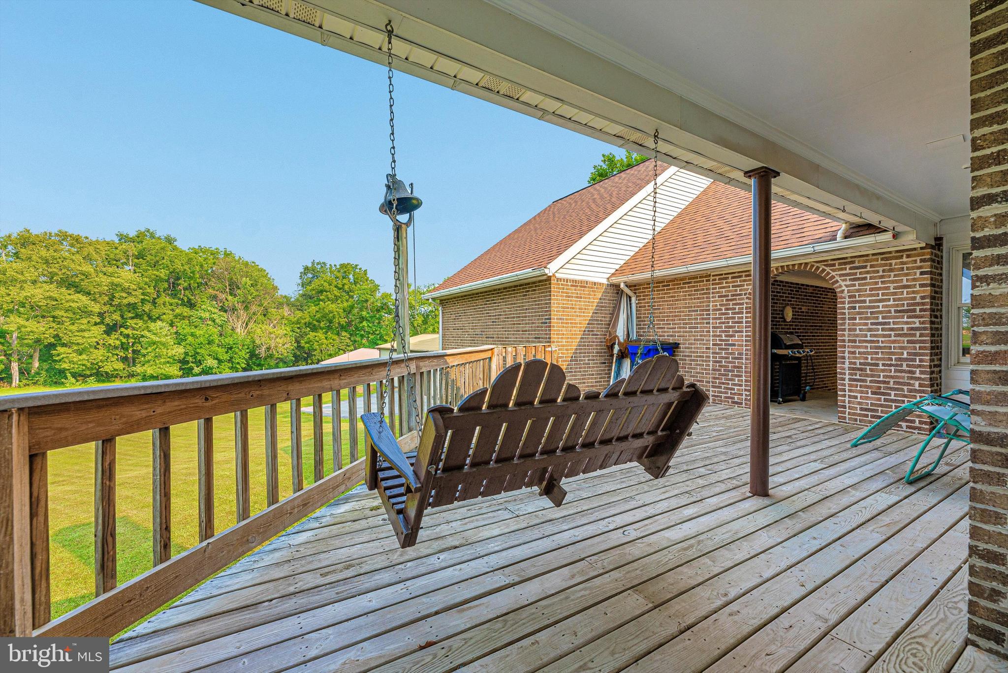 10760 Dublin Road Walkersville, MD 21793 - Photo 49 of 102 Porch swing on deck