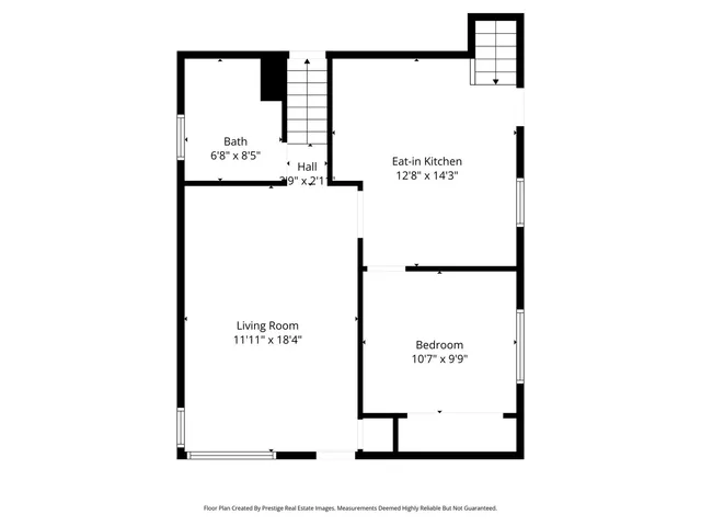 a picture of floor with a white wall and a painting