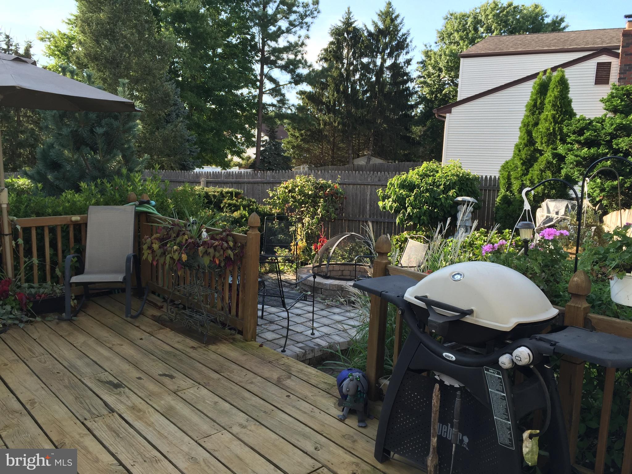 29 Wolfpack Road Hamilton, NJ 08619 - Photo 36 of 49 deck and firepit