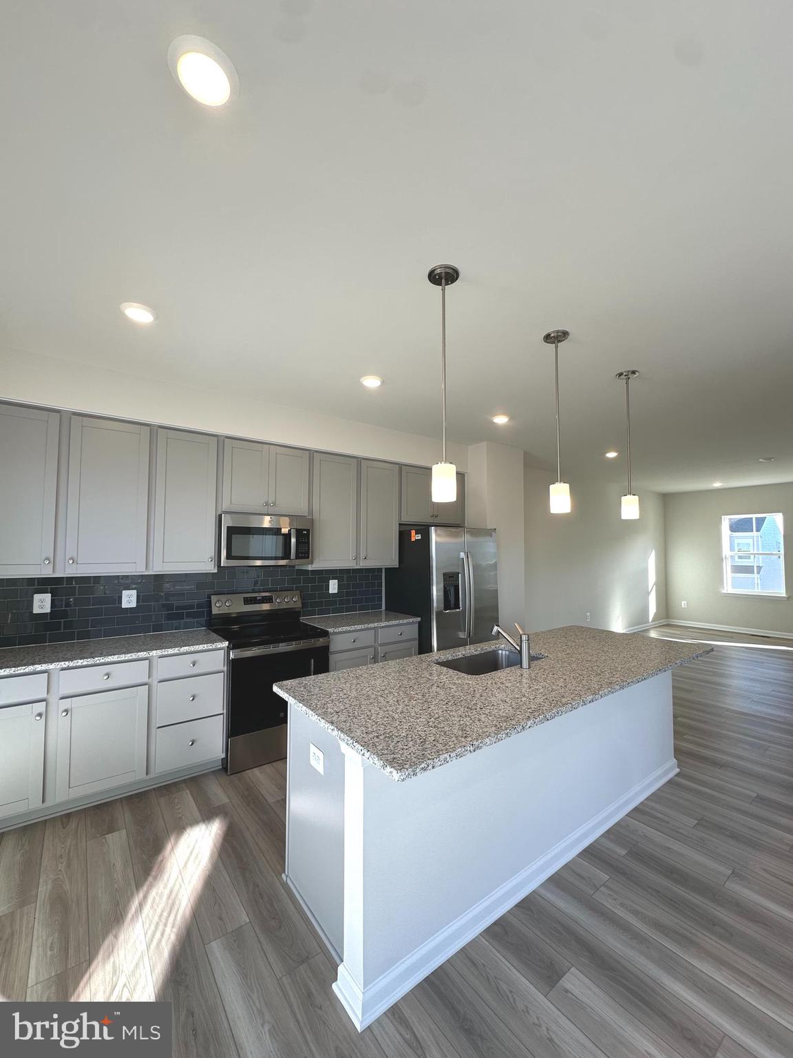 317 Short Br Drive Ranson, WV 25438 - Photo 13 of 41 a kitchen with stainless steel appliances granite countertop a sink a stove and a wooden floors