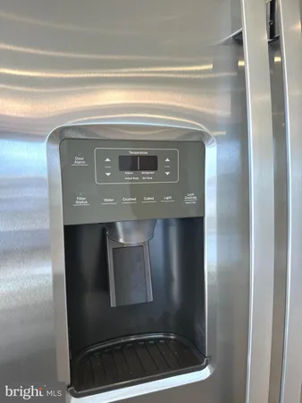 a view of a room with rack on the wall