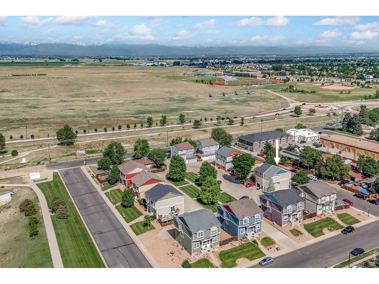 160 7th Street Frederick, CO 80530 - Photo 21 of 22 Community Green Space (Center) + Front Range Views