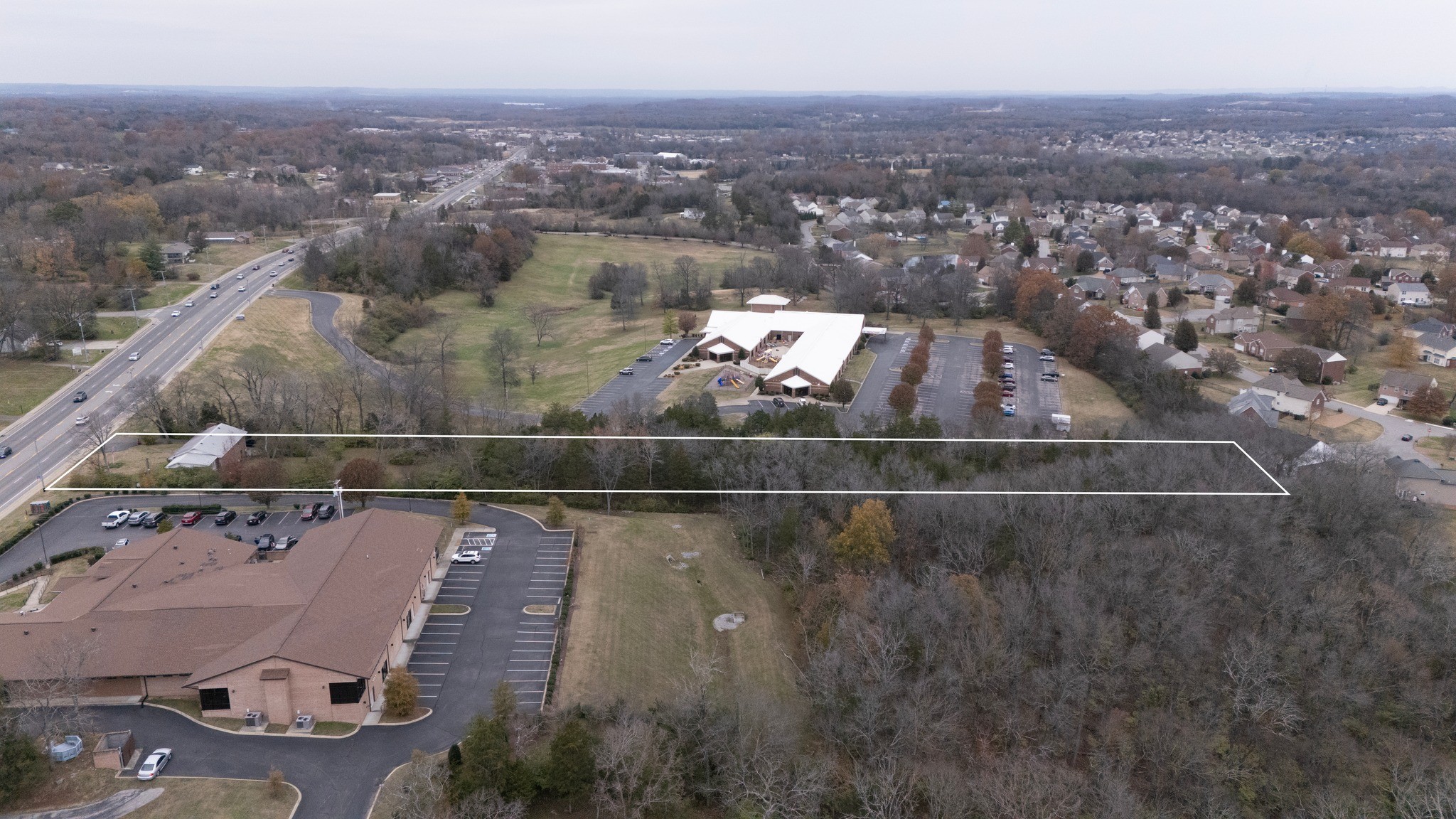 2825 North Mt Juliet Road Mount Juliet, TN 37122 - Photo 3 of 15 an aerial view of a house with a yard
