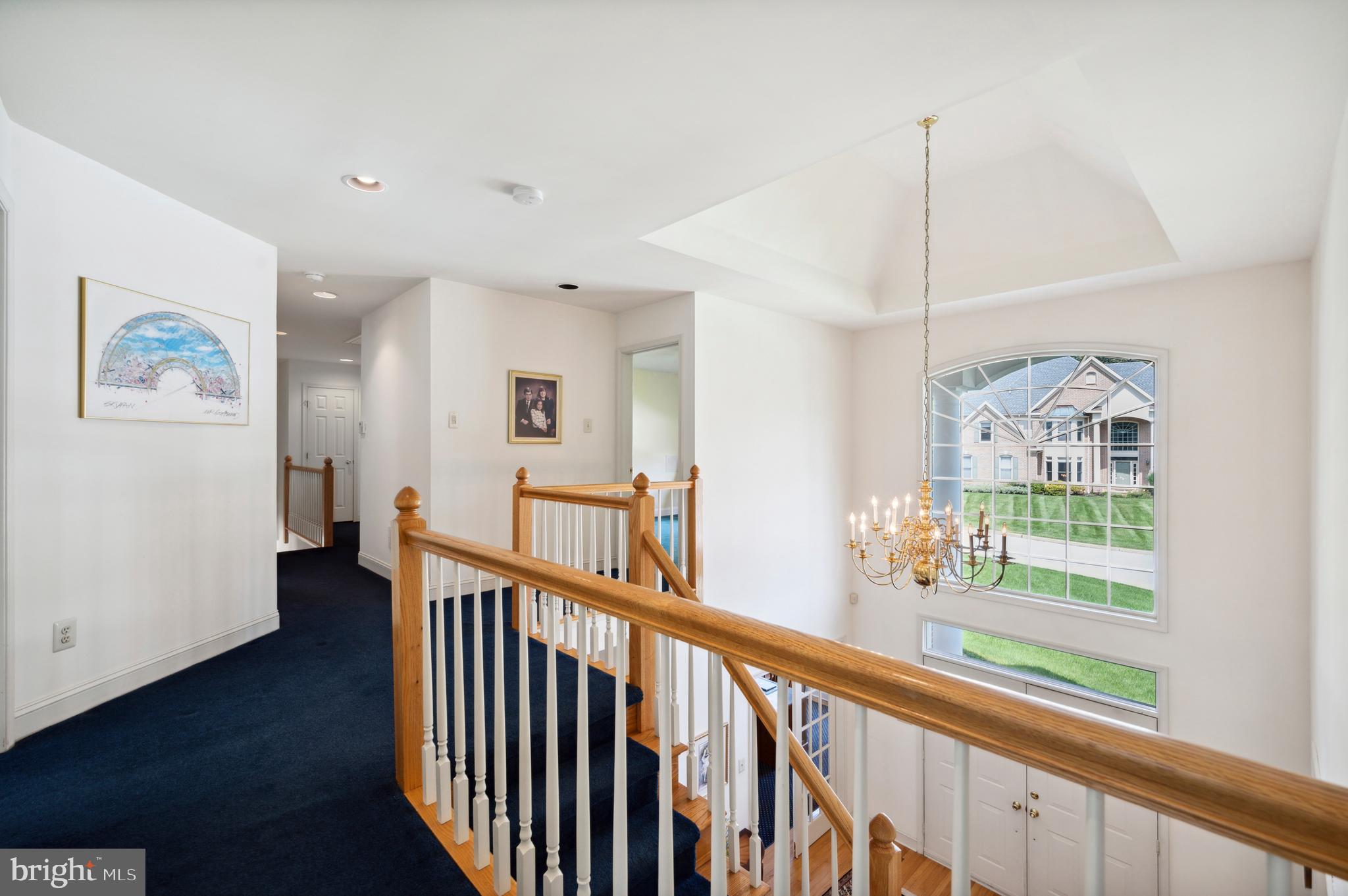 4 Stoney End Road Broomall, PA 19008 - Photo 30 of 50 Upstairs hallway opens to 2 story entry