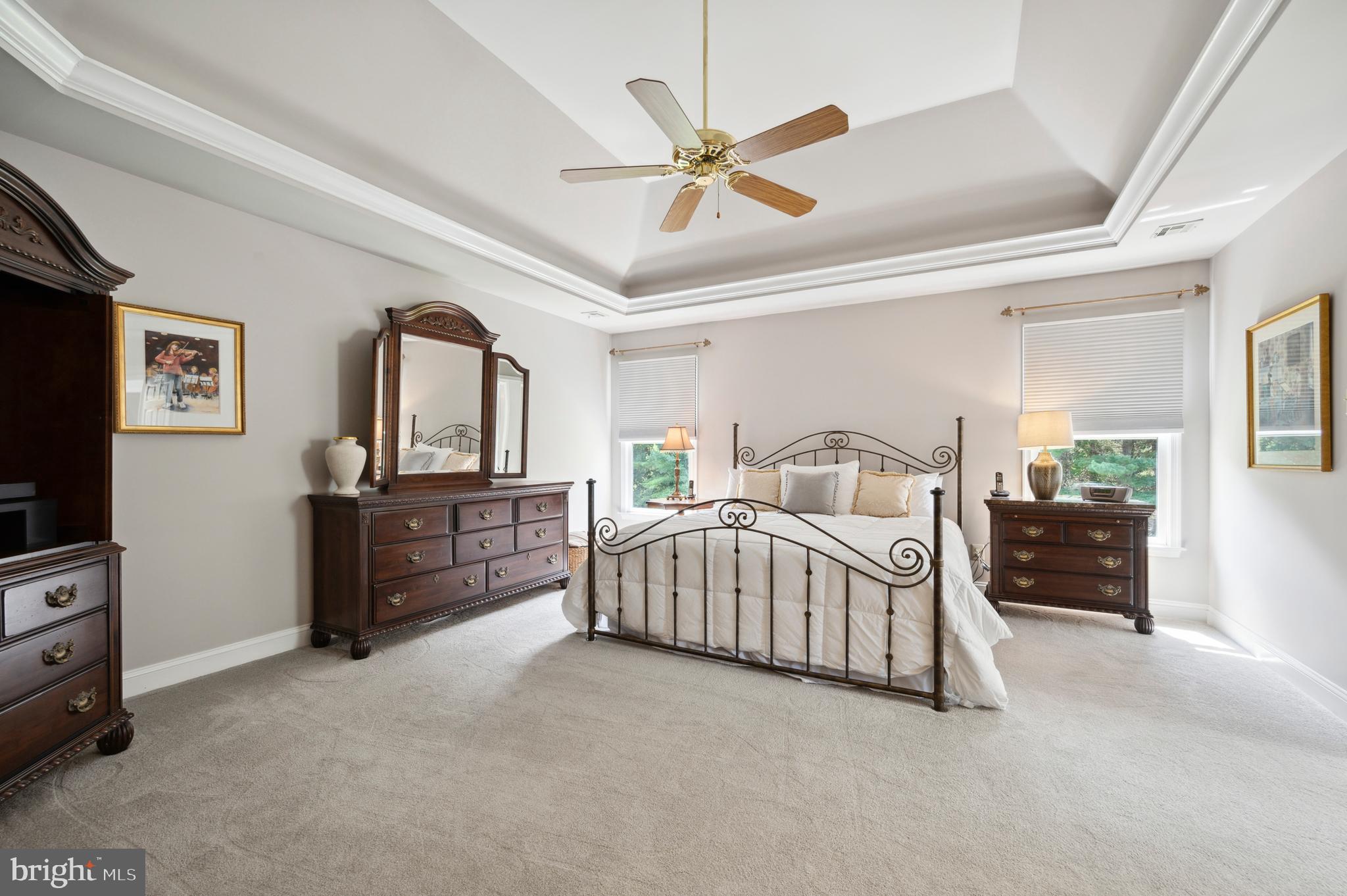 4 Stoney End Road Broomall, PA 19008 - Photo 32 of 50 Primary suite has a tray ceiling