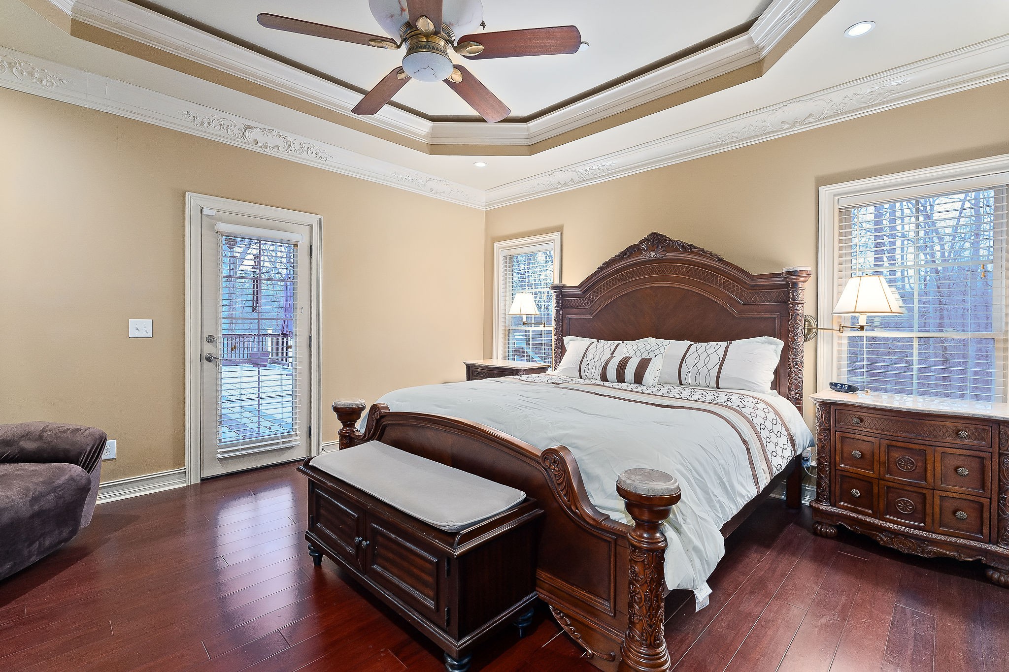 120 Dunrobin Court Sparta, TN 38583 - Photo 17 of 42 a bedroom with a bed and wooden floor