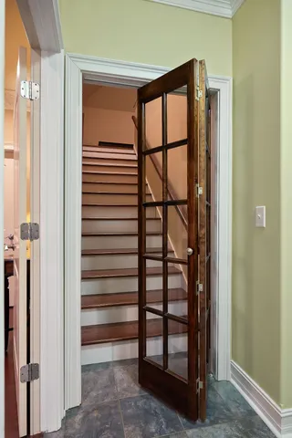 a view of front door