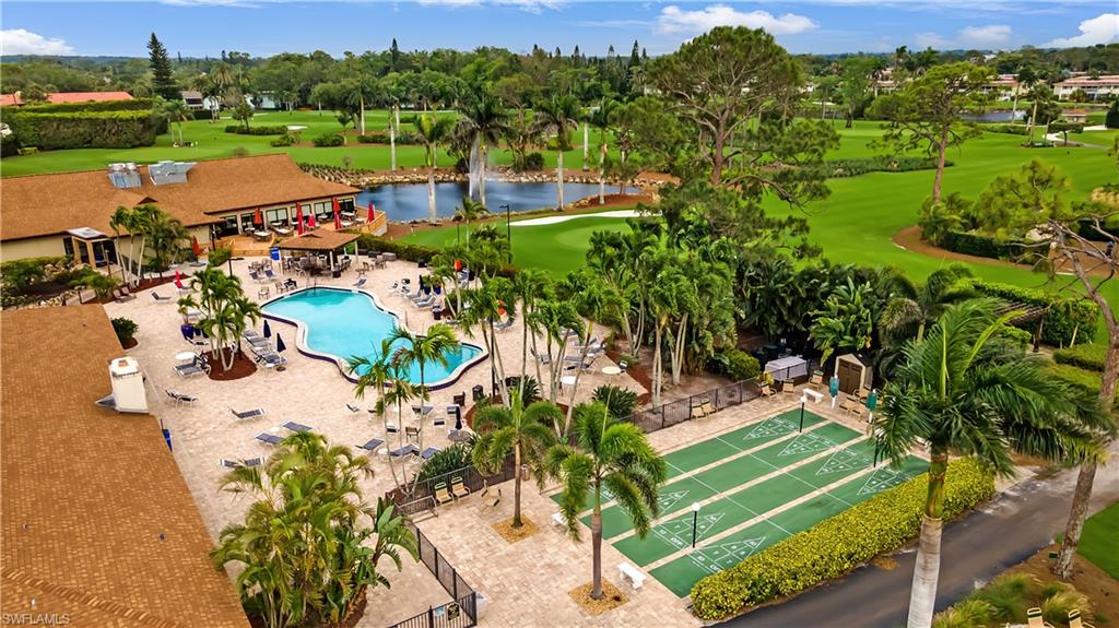 Main Pool along with Club House and Restaurant