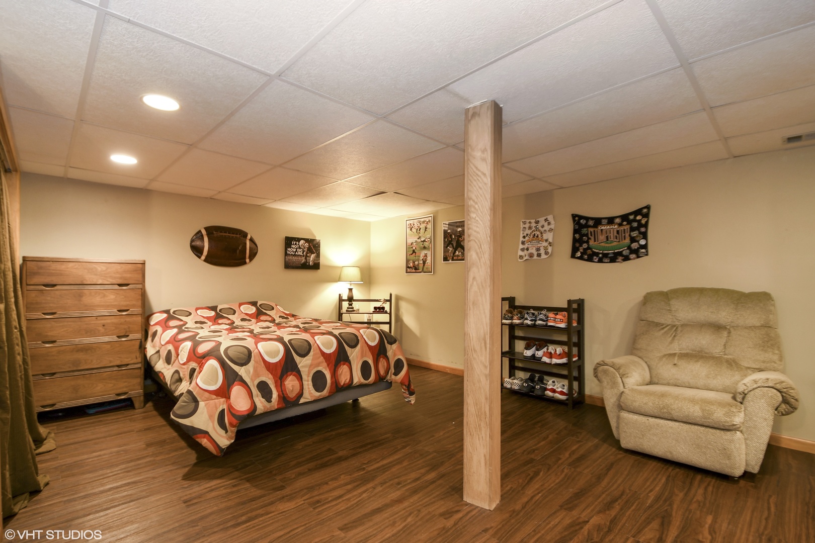 921 Barnside Road New Lenox, IL 60451 - Photo 19 of 27 a bedroom with furniture and wooden floor