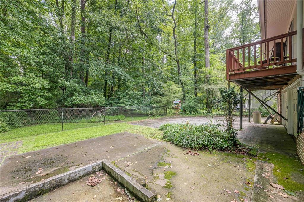 3671 Cold Spring Lane Atlanta, GA 30341 - Photo 23 of 26 a view of a deck with a backyard