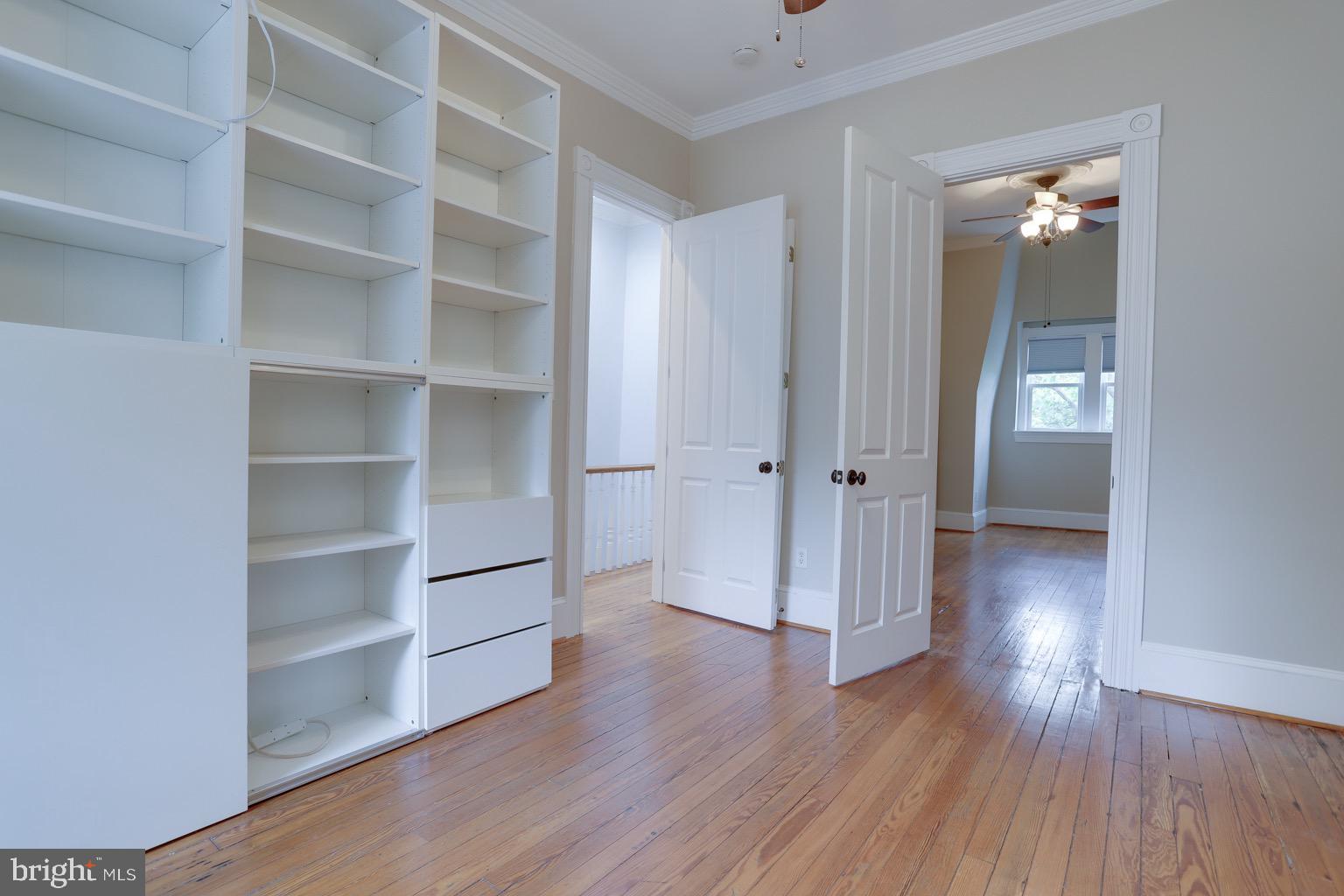 711 Massachusetts Avenue Northeast Washington, DC 20002 - Photo 46 of 68 Built-in storage in 4th floor back bedroom