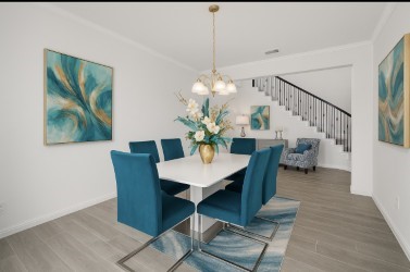 1711 Country Air Lane Missouri City, TX 77459 - Photo 15 of 29 a dining room with furniture and wooden floor