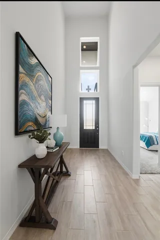 a view of a workspace with furniture