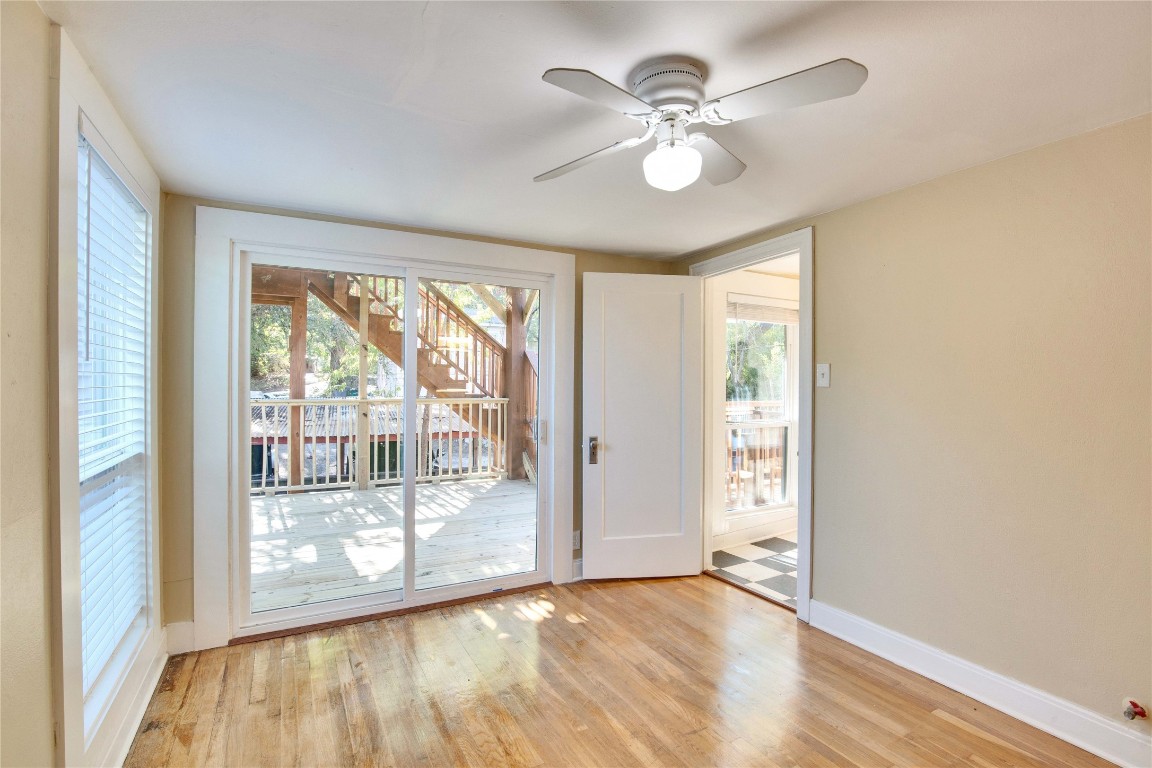 1115 Enfield Road, Unit C Austin, TX 78703 - Photo 10 of 26 a view of an empty room with a window