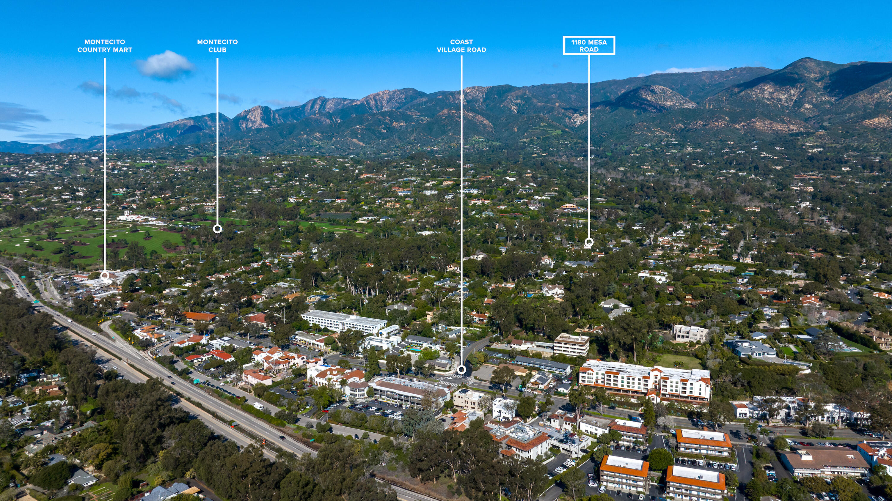 1180 Mesa Road Montecito, CA 93108 - Photo 3 of 25 Neighborhood Mountain View