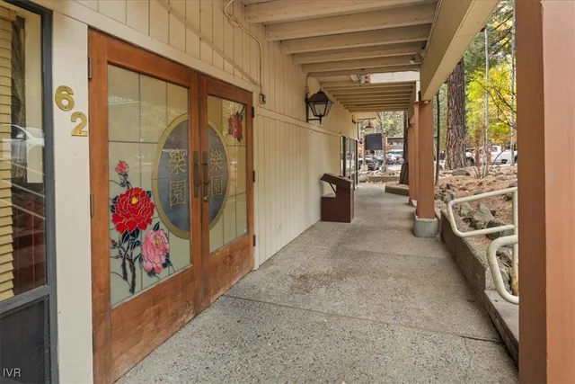 a view of a entryway door