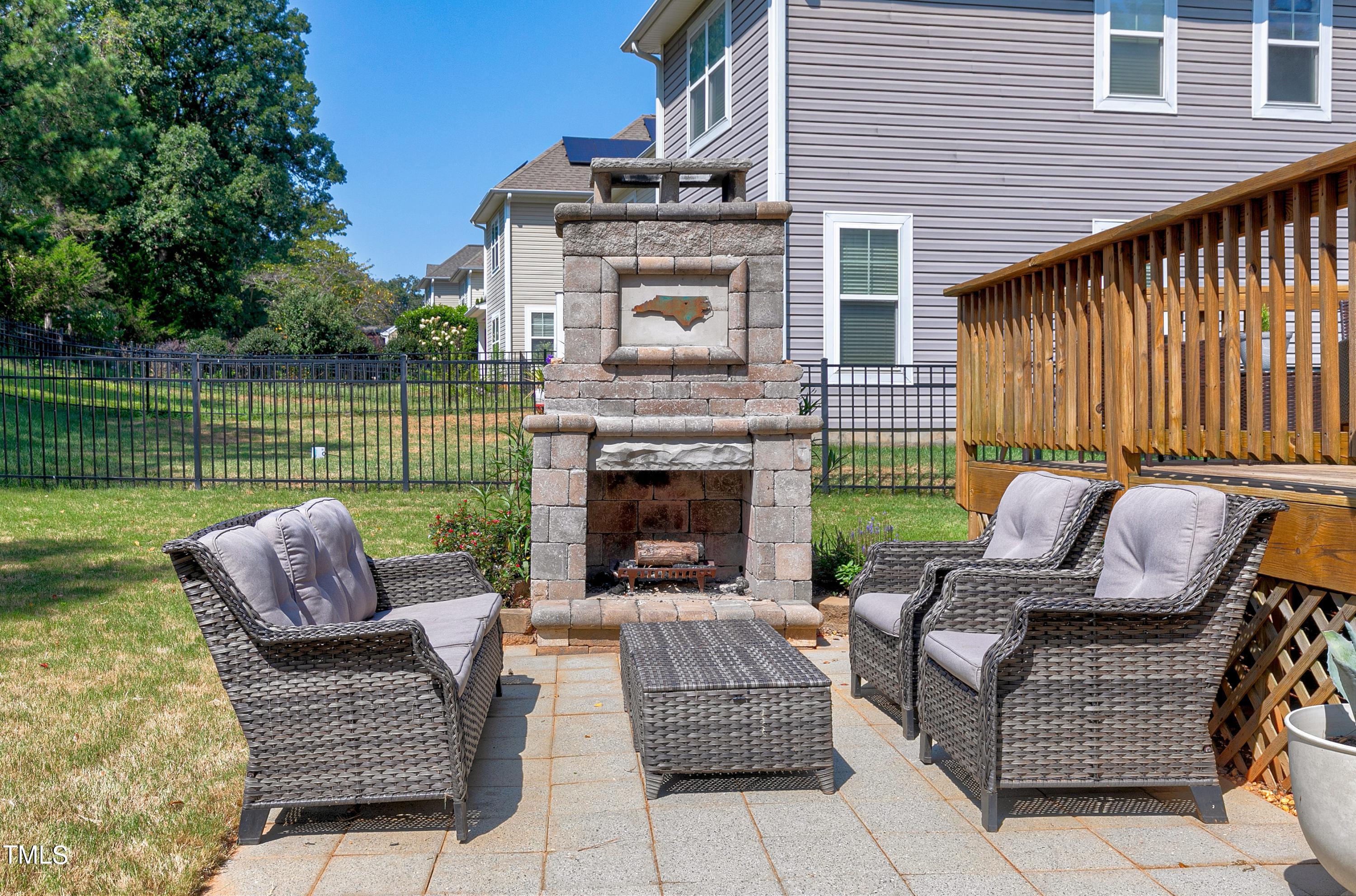 3709 Yates Mill Trail Raleigh, NC 27606 - Photo 35 of 40 Outdoor Fireplace