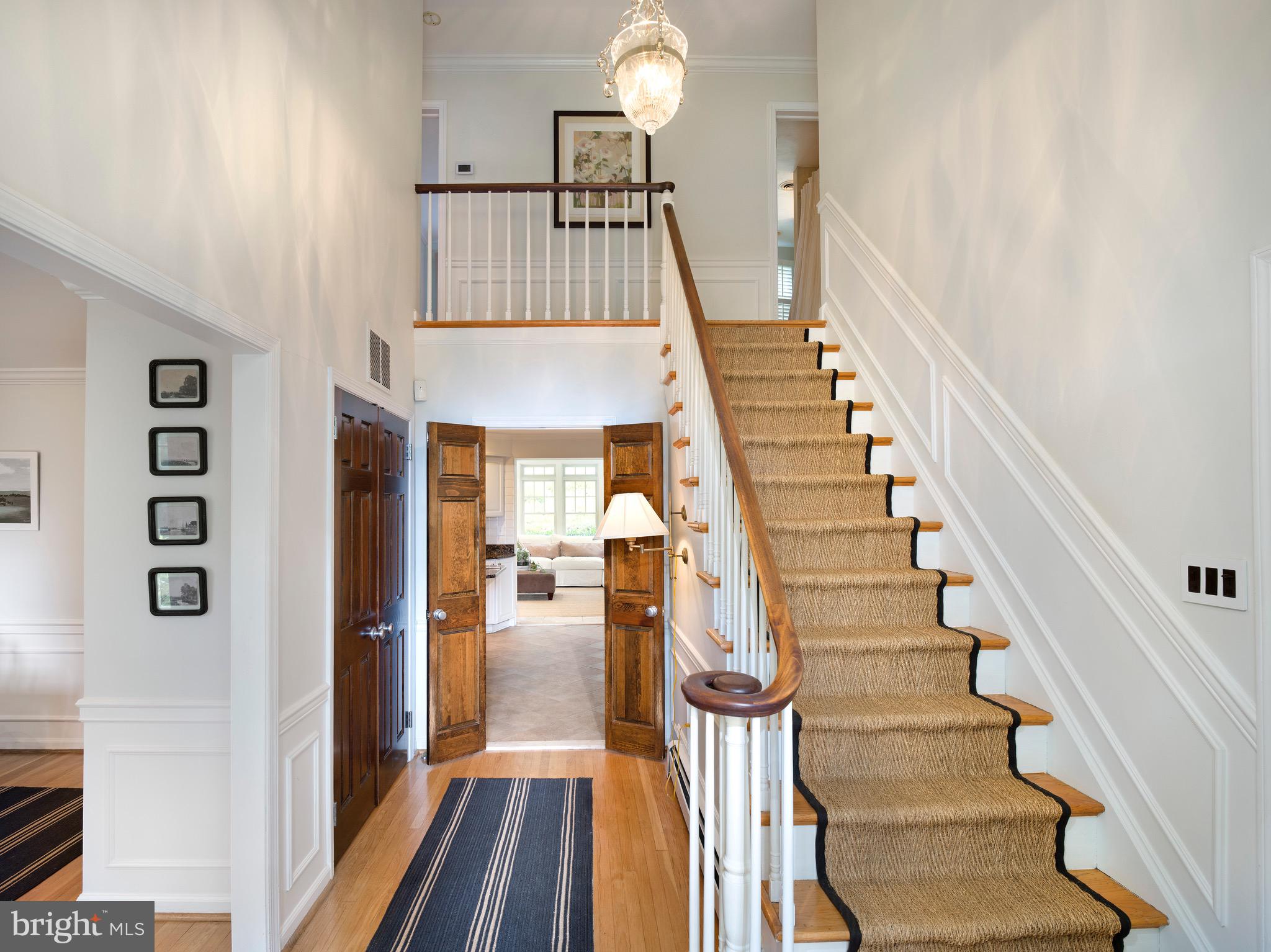 870 Goshen Road Newtown Square, PA 19073 - Photo 5 of 31 a view of entryway and hall with wooden floor