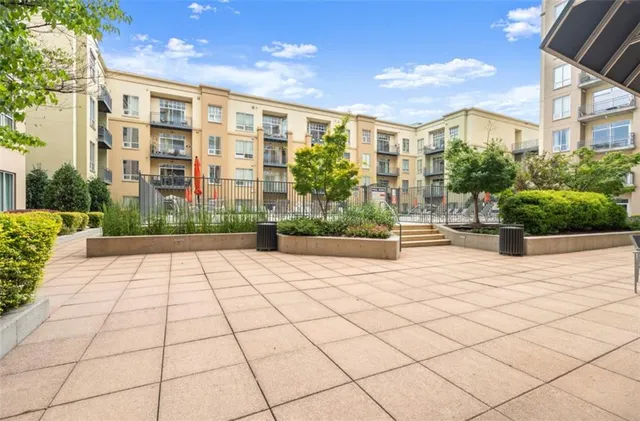 a view of a dinning room and outdoor space