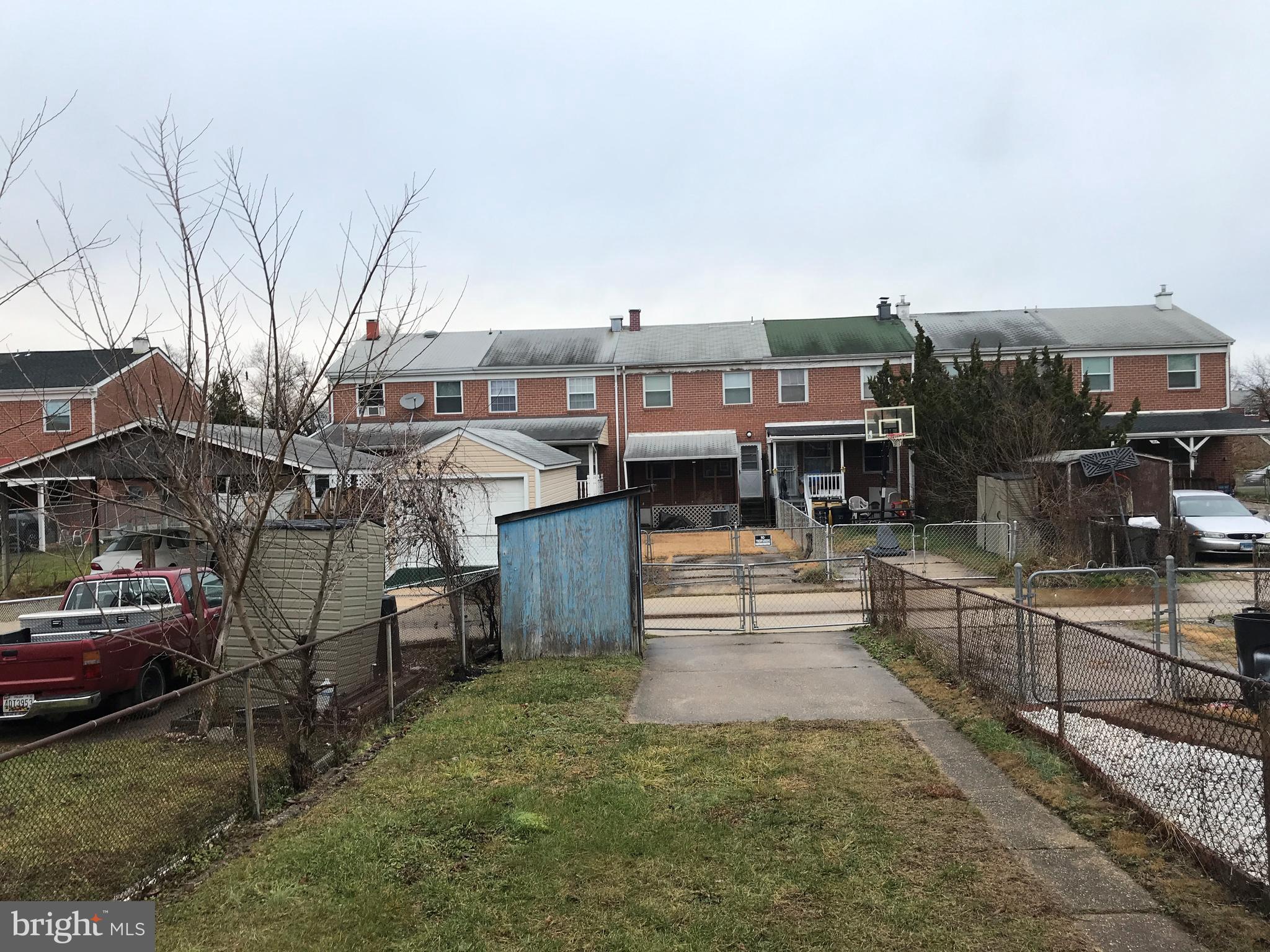 765 Seawall Road Baltimore, MD 21221 - Photo 8 of 18 Rear Yard with Parking pad
