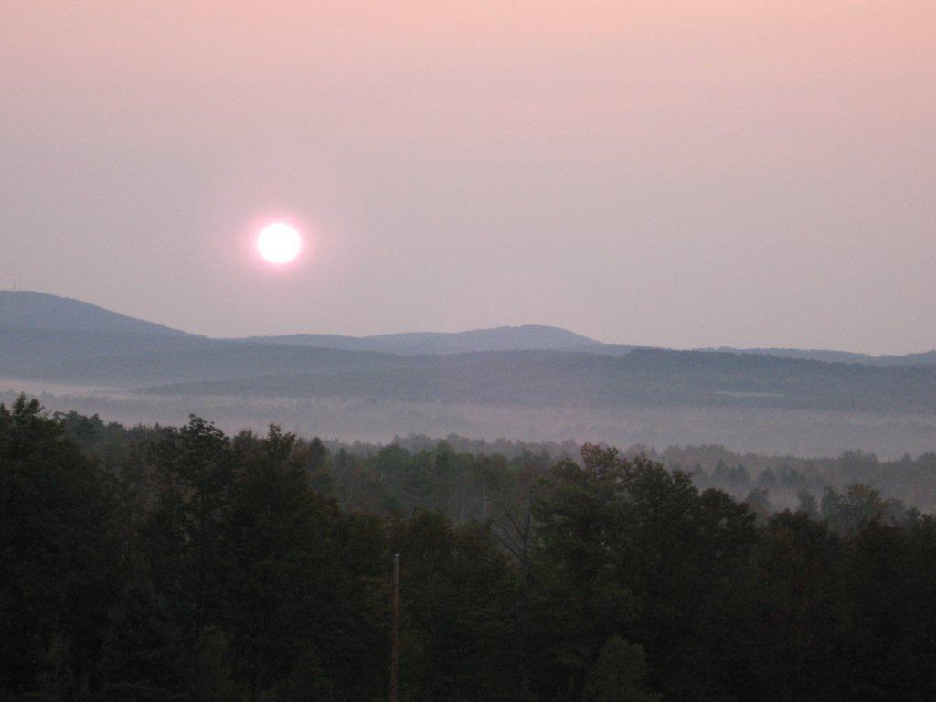 334 Barker Road Troy, ME 04987 - Photo 30 of 33 Sunrise on a misty morning