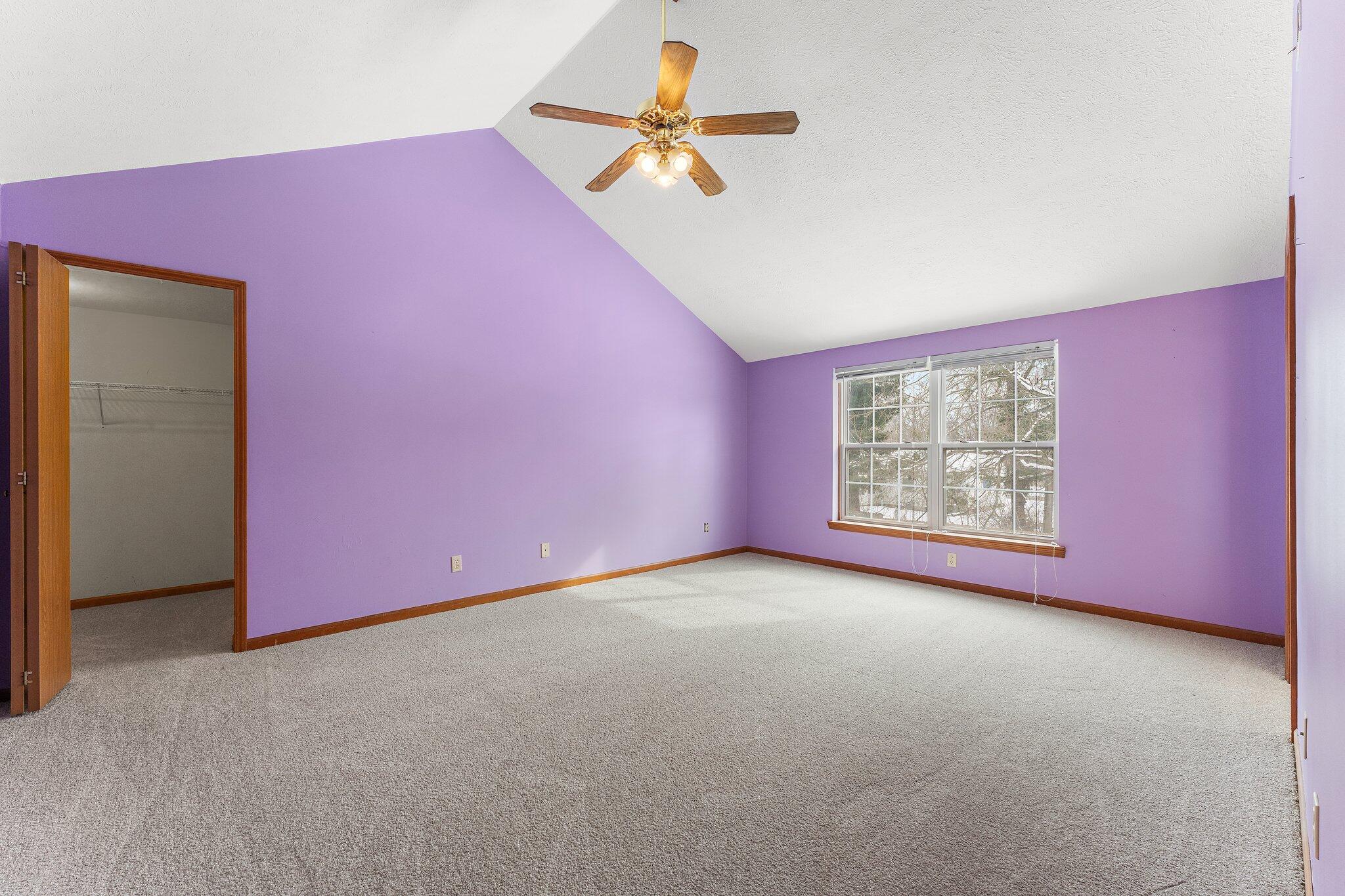 505 Wesley Road Kouts, IN 46347 - Photo 17 of 36 an empty room with windows and fan