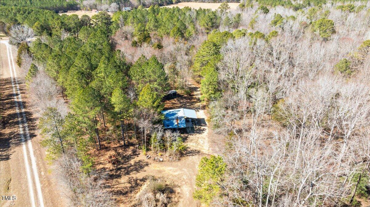 348 Raymond Tharrington Road Louisburg, NC 27549 - Photo 10 of 47 a picture of trees with a building