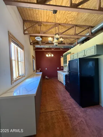 a view of a bathroom with a bathtub