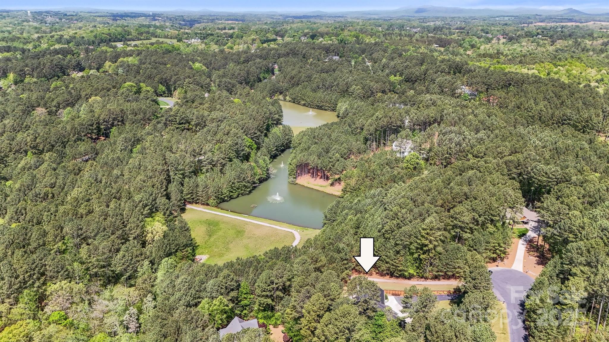 5690 Anchor Drive Granite Falls, NC 28630 - Photo 38 of 48 an aerial view of a house with a yard