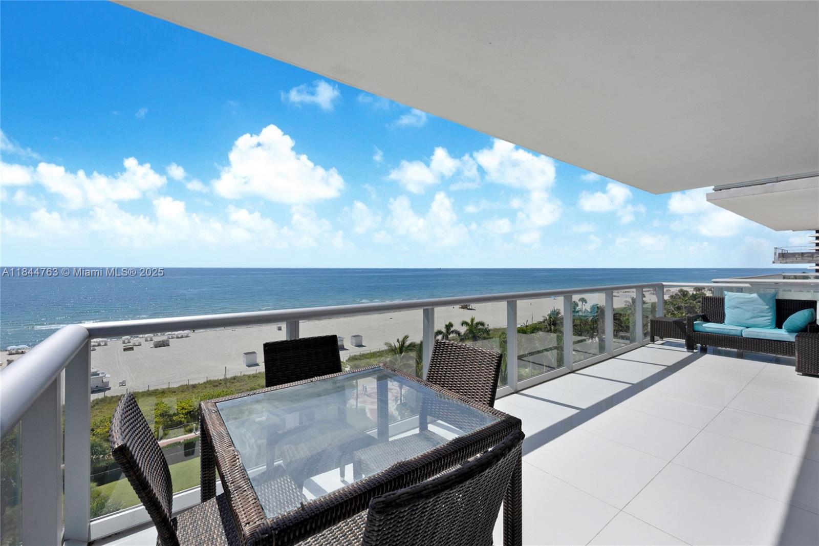 3737 Collins Avenue, Unit S801 Miami Beach, FL 33140 - Photo 7 of 24 a view of sitting area in balcony