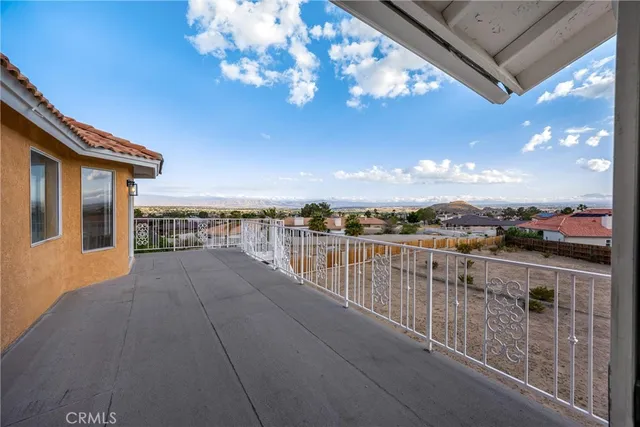 a house view with a outdoor space