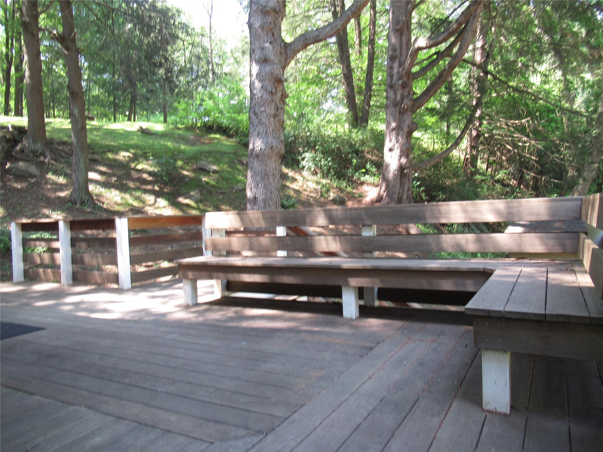 101 Bundy Hill Road Holmes, NY 12531 - Photo 27 of 28 a view of a wooden bench sitting in middle of a yard