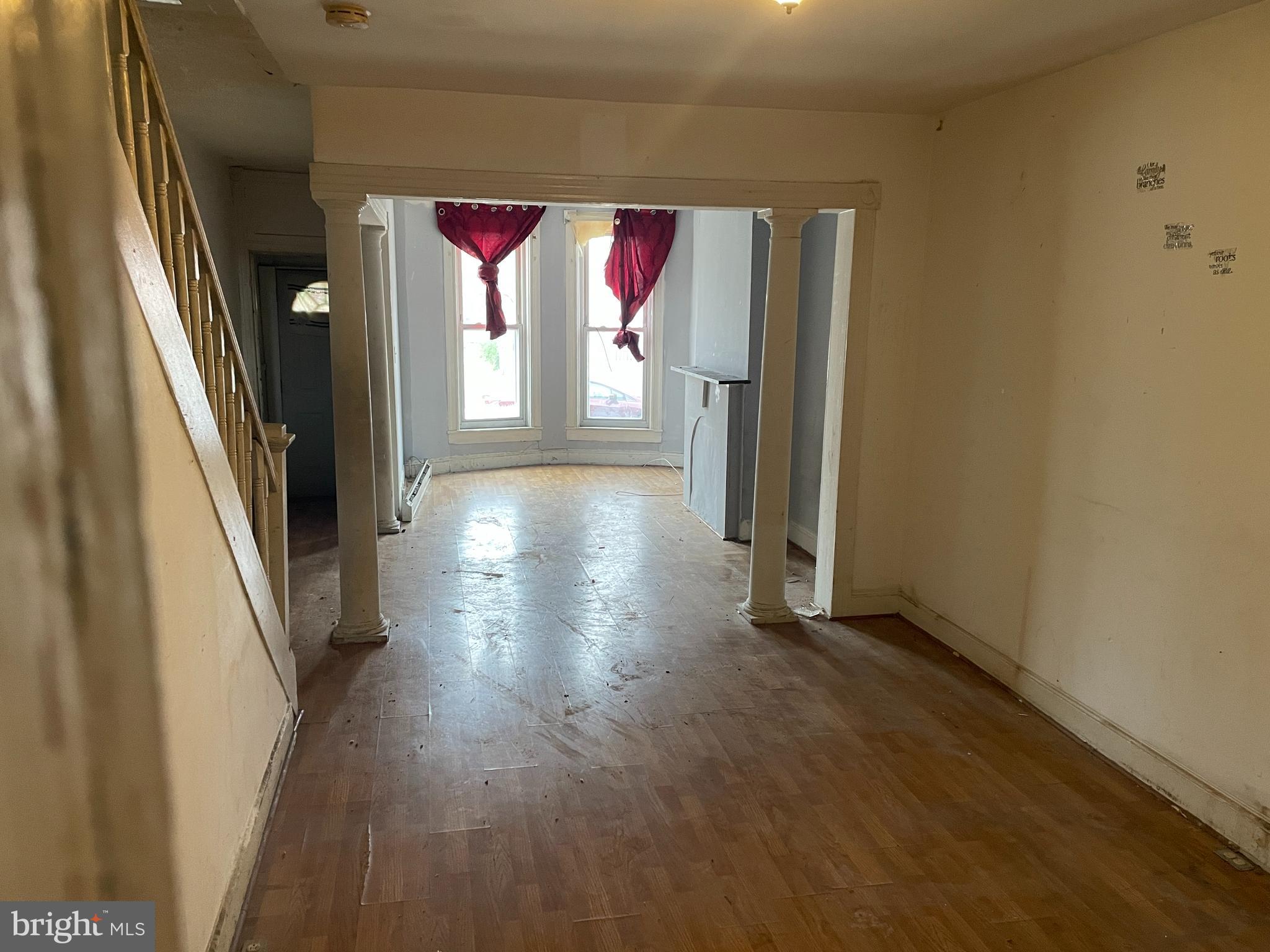 1822 Aiken Street Baltimore, MD 21213 - Photo 4 of 22 a view of entryway with wooden floor