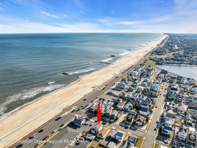 a view of an ocean from a balcony