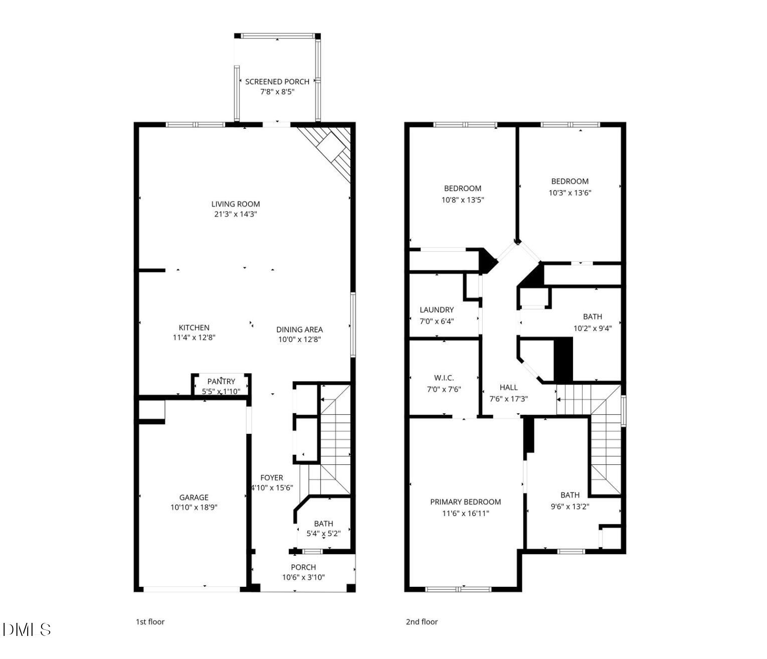 1050 Gentle Reed Drive Durham, NC 27703 - Photo 36 of 37 a picture of a floor plan