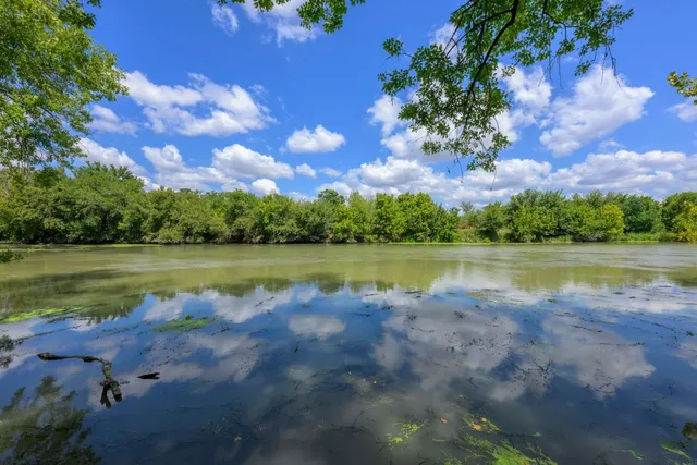 a view of a lake with a lake