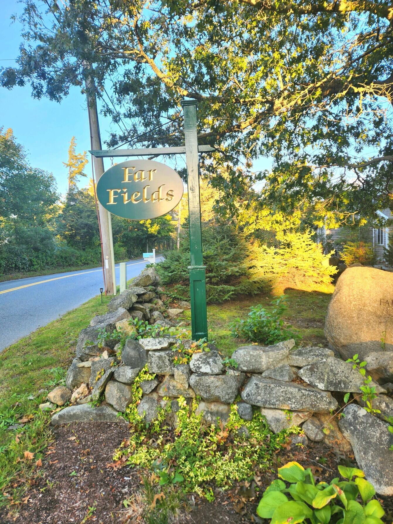 155 Far Fields Road Brewster, MA 02631 - Photo 4 of 40 a view of a backyard