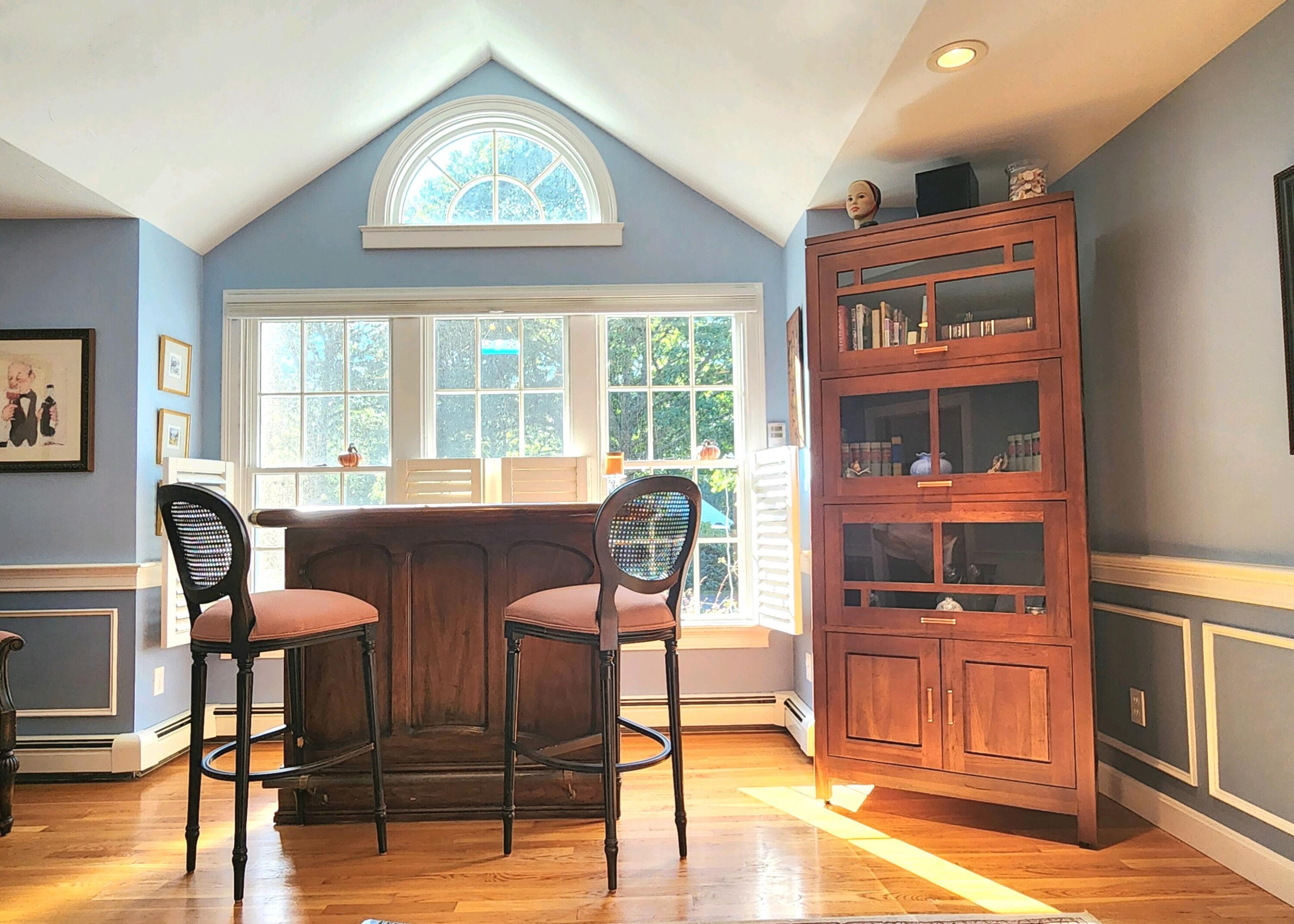 155 Far Fields Road Brewster, MA 02631 - Photo 10 of 40 a view of a dining room with furniture window and outside view