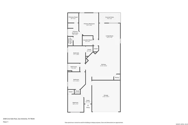 $1,725 | 2530 Live Oak Pass, San Antonio, TX 78244