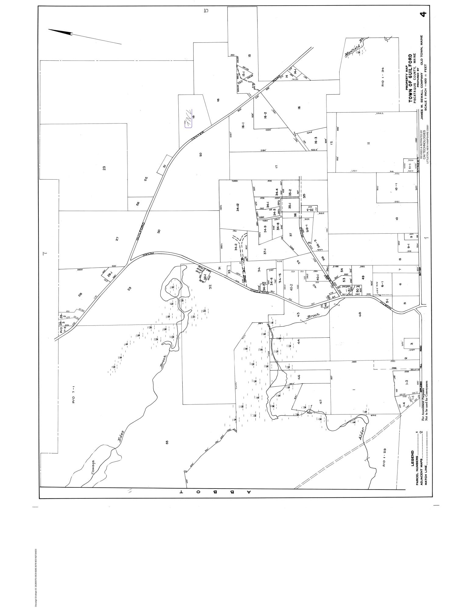 343 Guilford Center Road Guilford, ME 04443 - Photo 16 of 16 signed tax map