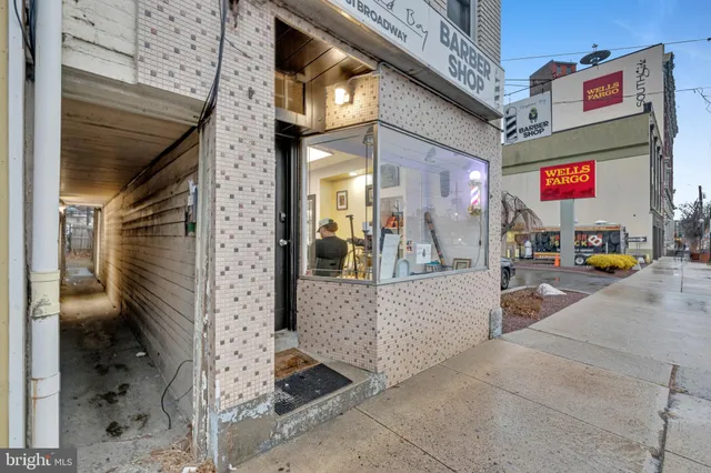 a car parked in front of a house